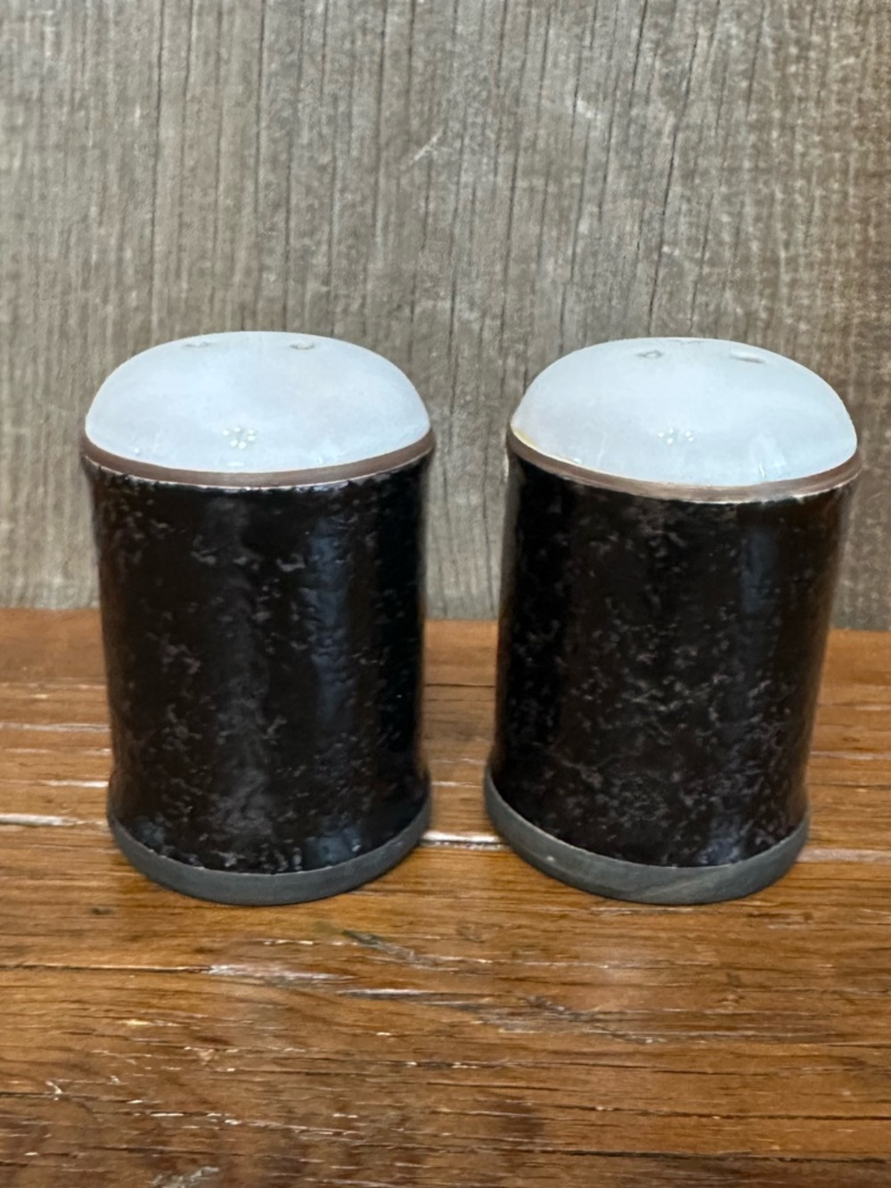 Black and White  Salt & Pepper Shakers
